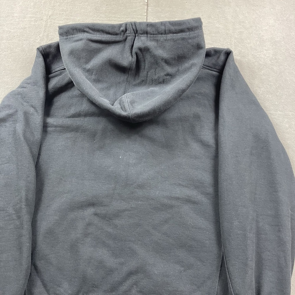American Giant Hoodie Mens Large Black Heavy Cotton Zip Up Sweater Outdoor Work - Picture 7 of 12